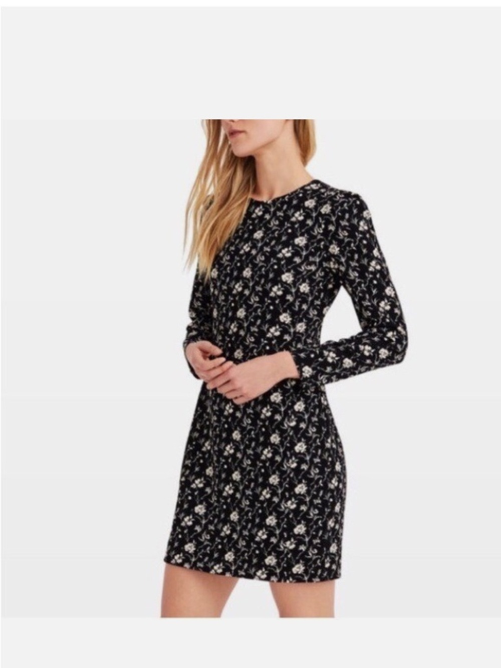 Club Monaco Kaisle puff long sleeve mini dress